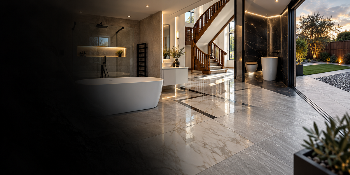 SilvaStone NE completed tiling and stonework project